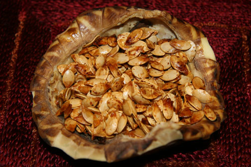 dried pumpkin seeds